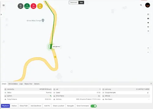 Vehicle Speed monitoring Software