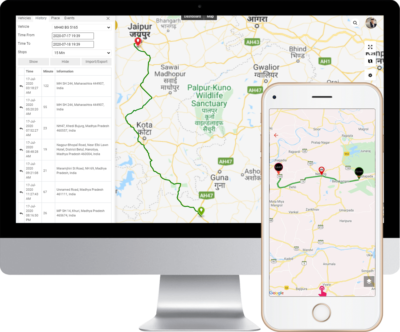 GPS Software check Vehicle History, GPS Software Live Tracking